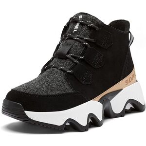 Sorel Kinetic Impact Caribou Waterproof Black Tan Boots